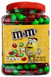 M&M's Peanut Milk Chocolates Holiday Christmas Red Green Candies, 62 Ounce