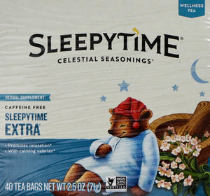 Celestial Seasonings Sleepy Time Extra Tea Herbal Caffeine-Free Tea Bags