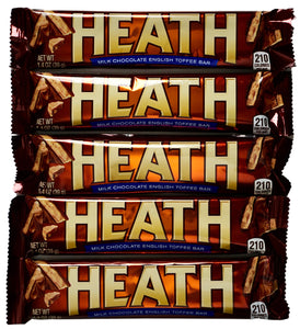 Hershey's Heath Milk Chocolate English Toffee Bars Full-Size, 1.4 Ounce