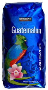 Kirkland Signature Guatemalan Whole Bean Coffee Medium-Dark Roast, 3 Pounds