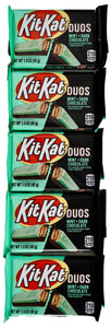 Hershey Kit Kat Duos Mint + Dark Chocolate Crisp Wafers in Mint Creme, 1.5 Ounce