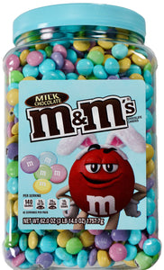 M&M's Spring Easter Milk Chocolate Candies Pastel Colors Pantry-Size, 62 Ounce